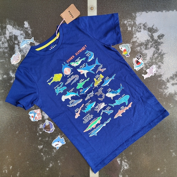 NWT GITD shark tee - Picture 10 of 16